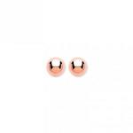 9ct Rose Gold 5mm Ball Stud Earrings 